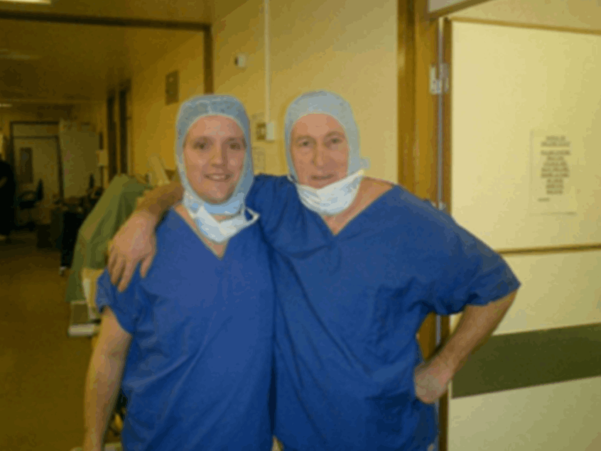 Luís Teixeira durante formação no Centre for Spinal Studies and Surgery, Nottingham.